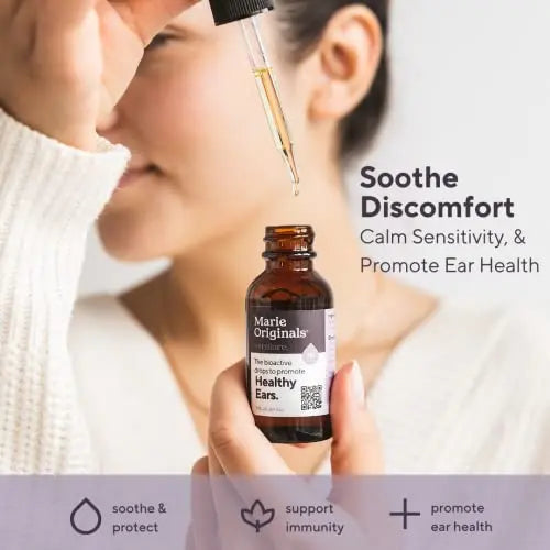 Organic Ear Oil for Earache Irritation, All Natural Eardrops for Infection Marie Originals Au supplements