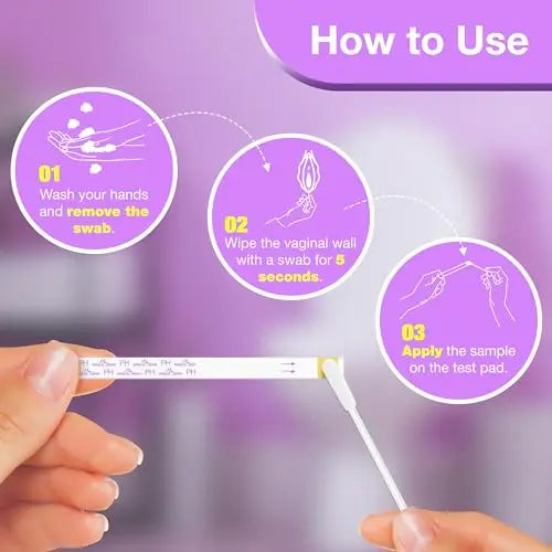 Easy@Home Vaginal pH Test -10 Strips | BV Test Kit at Home for Women | Yeast Infection Test + pH Balance Easy@Home Au supplements
