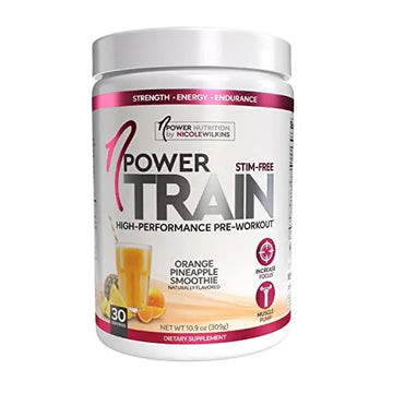 nPower Nutrition-Train Pre-Workout for Women, Orange Pineapple, 30 Servings, Stimulant nPower Nutrition Au supplements