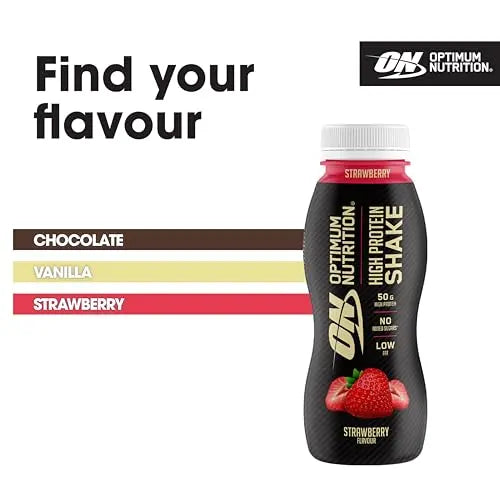 Optimum Nutrition High Protein Shake Bottles, Ready To Drink Healthy Snacks, No added Optimum Nutrition Au supplements