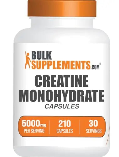 BULKSUPPLEMENTS.COM Creatine Monohydrate Capsules - Micronized Creatine Monohy BULKSUPPLEMENTS.COM Au supplements