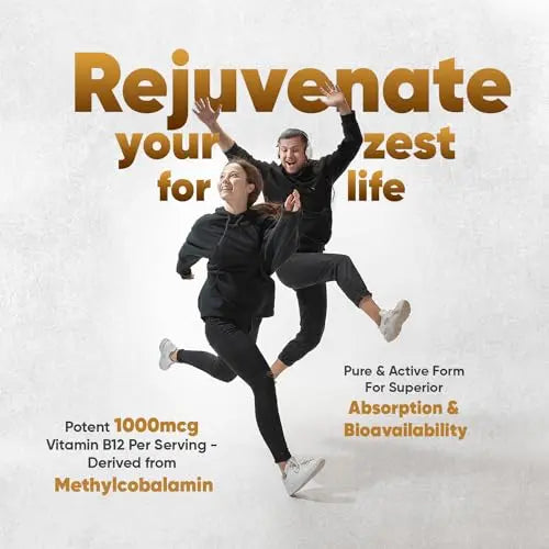 Vitamin B12 Tablets High Strength – 1000mcg Vegan B12 Supplement – 450 Pure Methylcob WeightWorld Au supplements