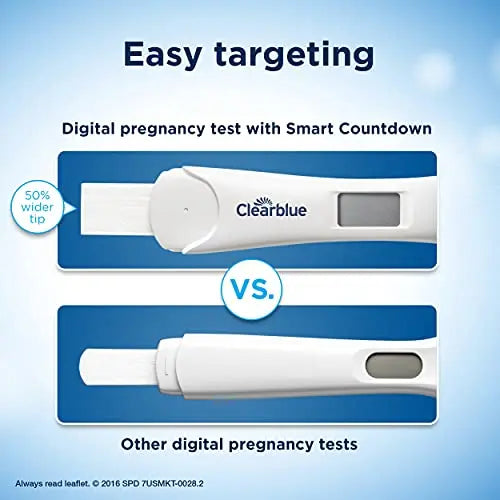 Clearblue Digital Pregnancy Test with Smart Countdown, Multi, 5 count Clearblue Au supplements