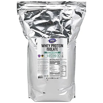 NOW Sports Nutrition, Whey Protein Isolate, 25 g With BCAAs, Unflavored Powder NOW Au supplements