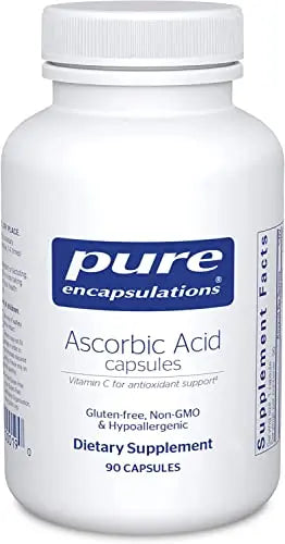 Pure Encapsulations Ascorbic Acid Capsules, 90 Capsules Pure Encapsulations Au supplements