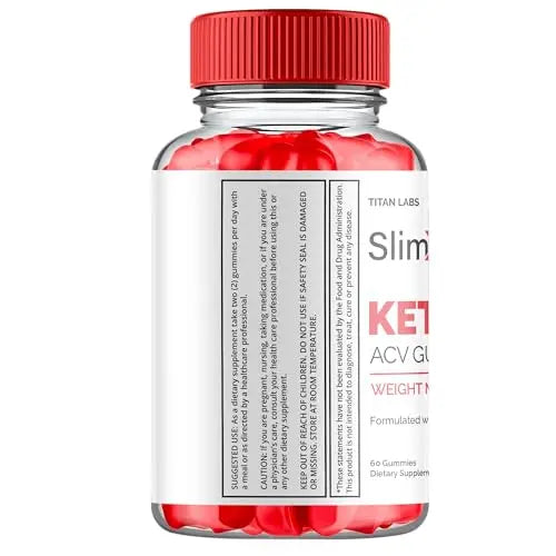 (3 Pack) SlimX Keto ACV Gummies, SlimX Keto ACV Advanced Weight Loss 1000MG Apple Titan Labs Au supplements
