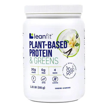 LeanFit Plant-Based Protein & Greens Natural Vanilla – 20g Plant Protein + 4 Leafy Greens LeanFit Au supplements