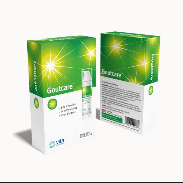 Vita Sciences GoutCare Soothing Cream for Occasional Discomfort. Intensive Soothing Cream - Fast-Acting Topical Application for Comfort Where and When You Need It Most. Safe & Effective Vita Sciences Au supplements