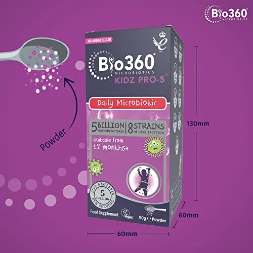 Natures Aid Bio360 Kidz Pro-5 (5 Billion Bacteria) from Natures Aid, Children's Microbiotic natures aid Au supplements