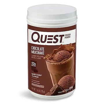 Quest Nutrition Chocolate Milkshake Protein Powder, 22g Protein, 2g Net Carbs, 1g Sugar Quest Nutrition Au supplements