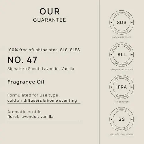 VINEVIDA [4 Fl Oz] Lavender Vanilla Fragrance Oil for Cold Air Diffusers, Essential Oils for Diffuser Oil Refill VINEVIDA Au supplements