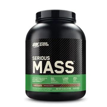 Optimum Nutrition Serious Mass, Weight Gainer Protein Powder, Chocolate, 6 Pound Optimum Nutrition Au supplements