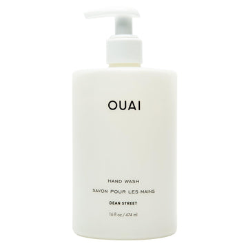OUAI Hand Wash, Dean Street - Liquid Hand Soap with Jojoba, Avocado, & Rose Hip Oil for Replenished Skin - Gentle Exfoliating Kitchen & Bathroom Soap (16 Fl Oz) OUAI Au supplements