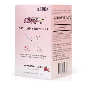 SEDDS L-Citrulline Taurine 2:1, Strawberry-Flavored L Citrulline Powder Citrulline Supplements SEDDS Au supplements