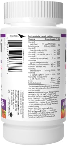 Webber Naturals Women's 50+ Most Complete Multi, 90 Vegetarian Capsules Webber Naturals Au supplements