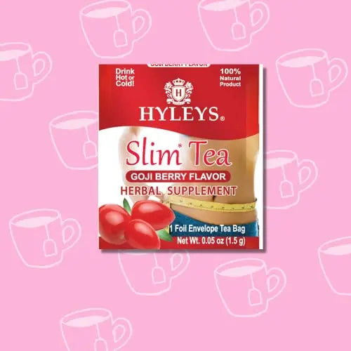 Hyleys Slim Tea Goji Berry Flavor - Weight Loss Herbal Supplement Cleanse and Detox Hyleys Tea Au supplements