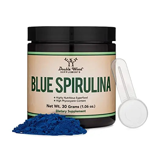 Blue Spirulina Powder - Maximum 35% Phycocyanin Content, Superfood Powder from Blue Double Wood Supplements Au supplements