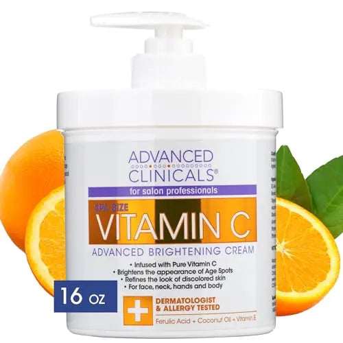 Advanced Clinicals Vitamin C Cream. Advanced Brightening Cream. Anti-aging cream Advanced Clinicals Au supplements