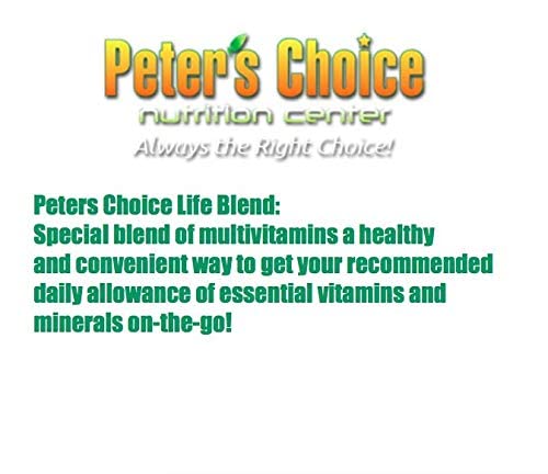 Peter's Choice Life Blend, 16oz, Multivitamin & Mineral Powder, Unsweetened, 32 Servings per Container. Made in The USA Peter's Choice Au supplements