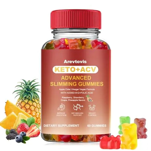 Arevtovis Apple Cider Vinegar Gummies - Boost Energy, Detox & Support Gut Health ACV Arevtovis Au supplements