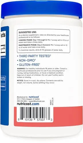 Nutricost Creatine Monohydrate Powder (Watermelon, 500 Gram) - Micronized Creatine Nutricost Au supplements