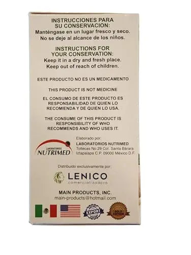 Lenico Comercializadora ChupaMas 60 Capsules Ginger, Green Tea, Prune, Artichoke Lenico Comercializadora Au supplements