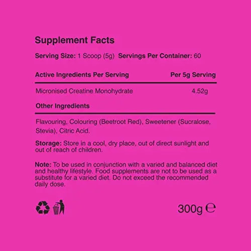 Warrior Creatine Monohydrate Powder – 300g – Micronised for Easy Mixing and Consumpti Warrior Au supplements