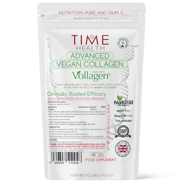 Vollagen® Advanced Vegan Collagen - 18 Amino Acid Complex in Ratio of Collagen Time Health Au supplements