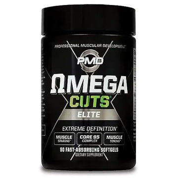 PMD Sports Omega Cuts Elite Fat Loss-Muscle Defining Formula - Omega Fatty Acids PMD Au supplements