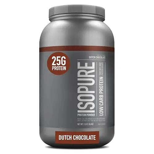Isopure Dutch Chocolate Whey Isolate Protein Powder with Vitamin C & Zinc for Immune Isopure Au supplements