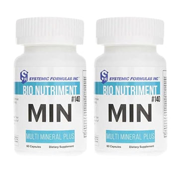 Systemic Formulas MIN Multi Mineral Plus - 60 Capsules (Pack of 2) Comprehensive Mineral Support for Wellness - Balanced Blend, Essential Nutrients Generic Au supplements