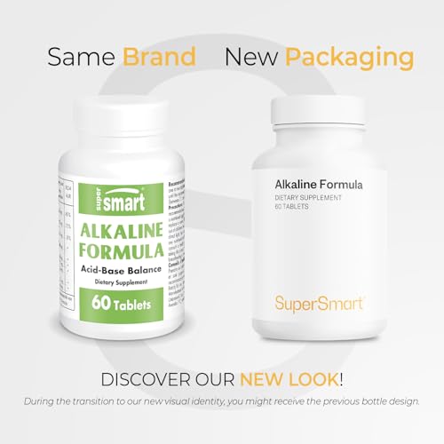 Supersmart - Alkaline Formula Supplement (Advanced Formula) - with Potassium Phosphate, Calcium & Magnesium Citrate - pH Balance | Non-GMO & Gluten Free - 60 Tablets Supersmart Au supplements