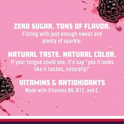 Sparkling Ice, Black Raspberry Sparkling Water, Zero Sugar Flavored Water, with Vitamins Sparkling ICE Au supplements