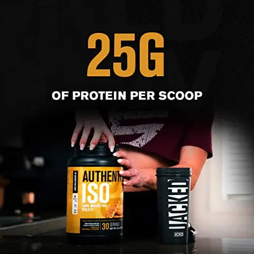 Authentic ISO Grass Fed Whey Protein Isolate Powder - Low Carb, Non-GMO Muscle Jacked Factory Au supplements