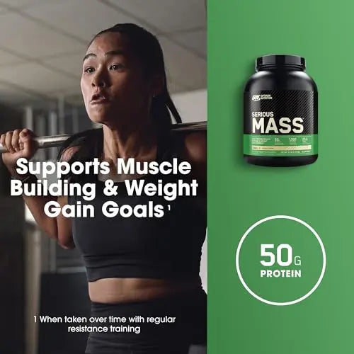 Optimum Nutrition Serious Mass, Weight Gainer Protein Powder, with Added Immune Supp Optimum Nutrition Au supplements