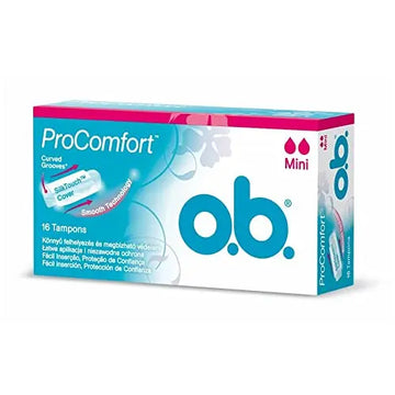 OB O.B. Pro Comfort Mini Tampon 16s -O.B.PRO Comfort Super tampons with Fluid-Lock Grooves o.b. Au supplements