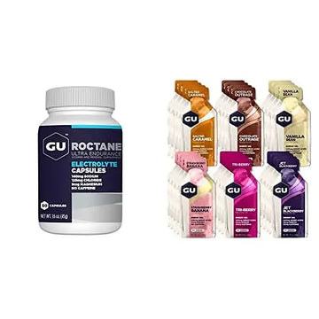 GU Energy Variety Pack, Roctance Ultra Endurance Electrolye Capsules GU Energy Au supplements