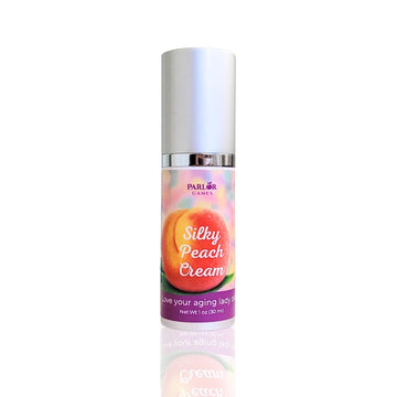Silky Peach Cream by Parlor Games – Bioidentical Estriol Cream for Women – Menopause Relief for Vaginal Dryness & Vulva Itch – 30ml Bottle (2 Month Supply) Parlor Games Au supplements