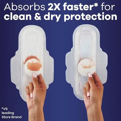 Always Ultra Thin Feminine Pads with Wings for Women, Size 4, Overnight Absorbency, Unscented Always Au supplements