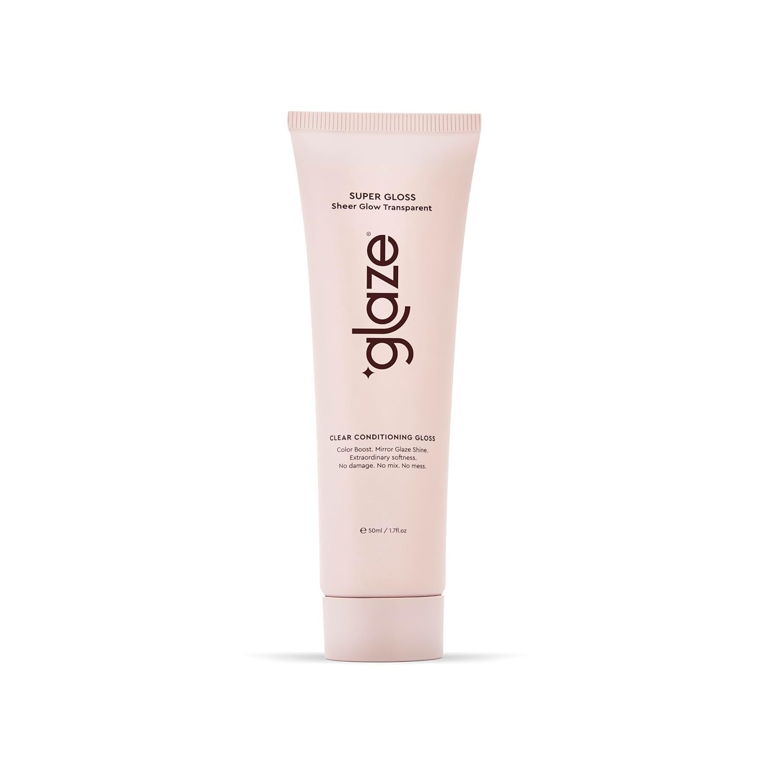 Glaze Supergloss Sheer Glow Clear Hair Gloss Mini – Smooths, Lightweight, Adds Mirror Shine & Improves the look of Damaged Hair – Travel Size 1.7 oz glaze Au supplements