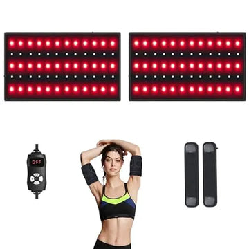 NEXTWOOD 660nm and 850nm Infrared Red Light Arm Therapy Wrap Belt with Timer & Brightness Setting Red NEXTWOOD Au supplements