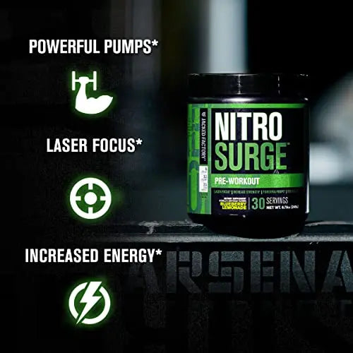 Jacked Factory Nitrosurge Pre-Workout in Sour Peach Rings & Creatine Monohydrate Jacked Factory Au supplements