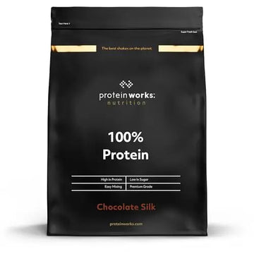 Protein Works - 100% Protein, 1.25kg, High Protein Blend, 41 Servings, Chocolate Silk Protein Works Au supplements