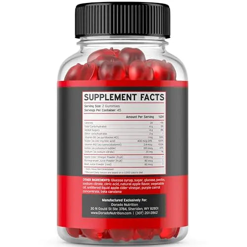 Keto ACV Gummies Advanced Weight Loss (1000mg) ACV Keto Gummies for Weight Loss DORADO NUTRITION Au supplements