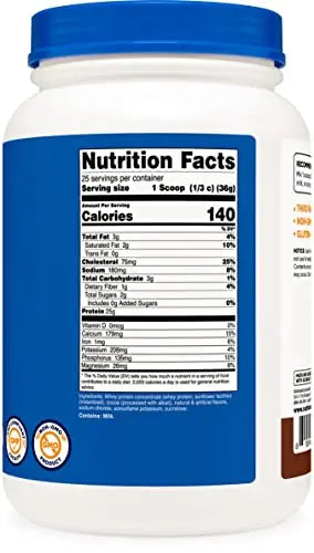 Nutricost Whey Protein Concentrate (Chocolate) 2LBS - Gluten Free & Non-GMO Nutricost Au supplements