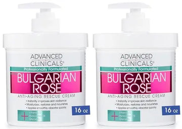 Advanced Clinicals Bulgarian Rose Anti Aging Vitamin E Moisturizer Body Lotion & Face Advanced Clinicals Au supplements