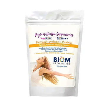 Biom Probiotics Prebiotics Boric acid Suppositories . Feminine Health Probiotic for Infections Biom Probiotics Au supplements