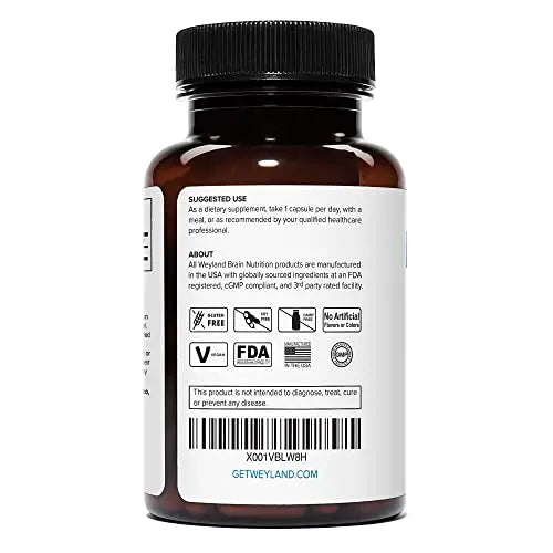 Lithium Orotate 20mg (1 Bottle), 60 Vegetarian Capsules, Lithium Supple Weyland Brain Nutrition Au supplements