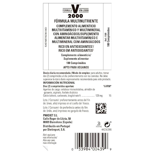 Solgar Formula VM-2000 (Multinutrient System), 180 Tablets - Premium Quality Multiple - Contains Zinc - Supports A Healthy Immune System - Vegan, Dairy Free, Kosher - 90 Servings Solgar Au supplements