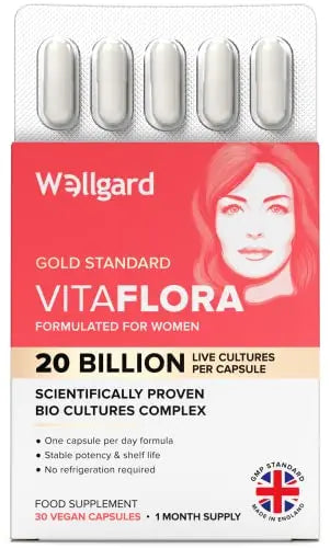 Wellgard Vitaflora Probiotics for Women - Scientifically Proven Bio Cultures for Women’s Wellgard Au supplements
